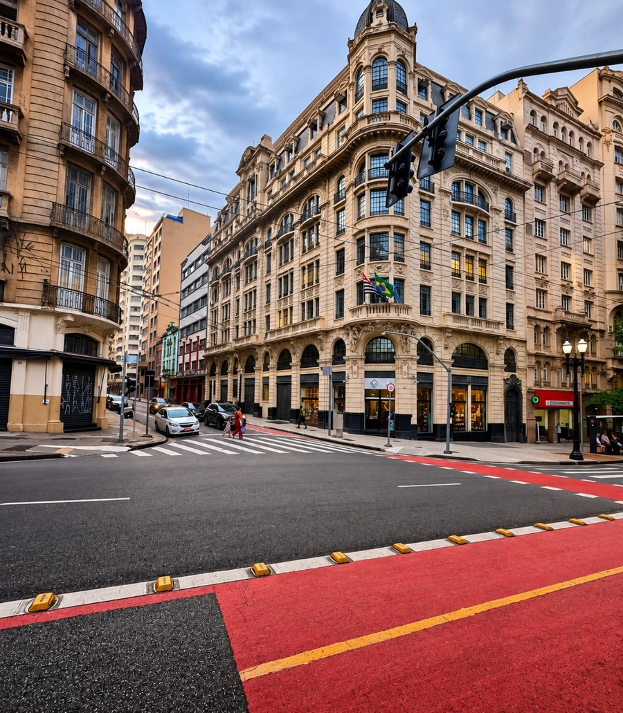 Arquitetura histórica urbana em São Paulo