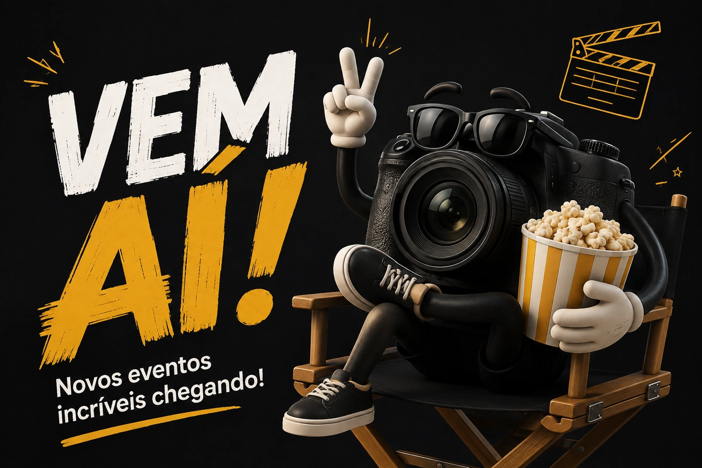 Novos eventos em breve